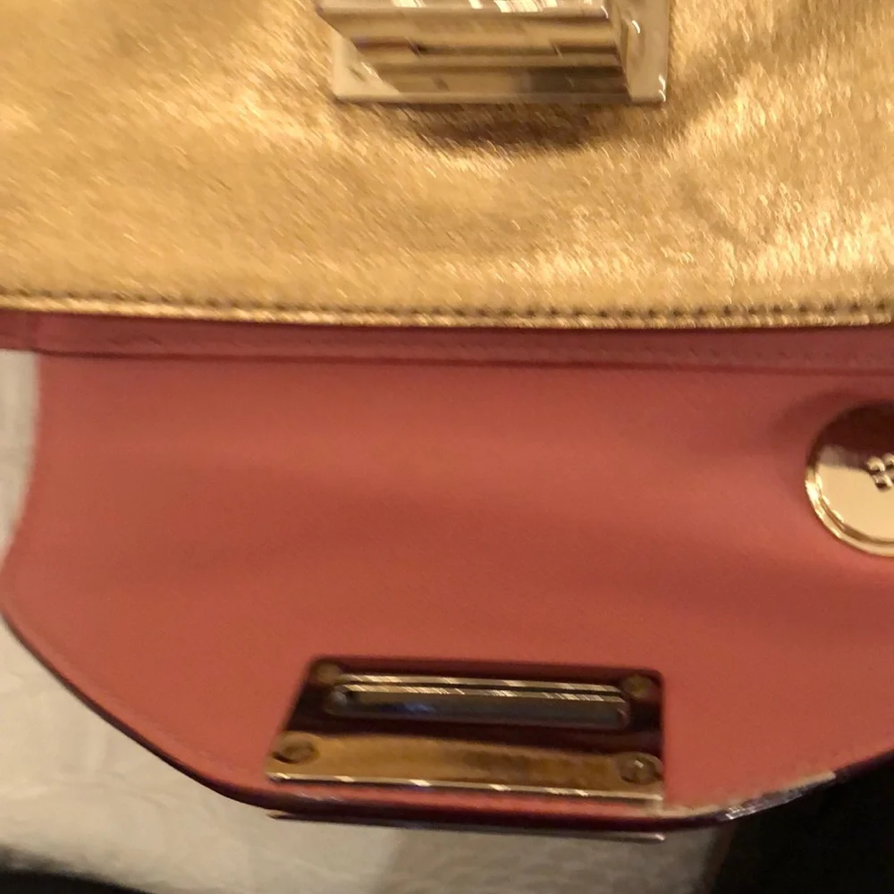 Kate Spade gold wristlet
